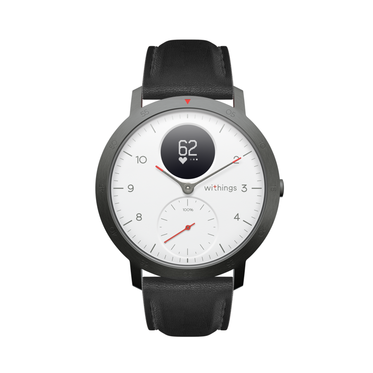 Mynd Withings Sport Leður ól 20mm Svört