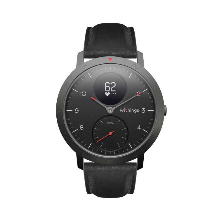 Mynd Withings Sport Leður ól 20mm Svört