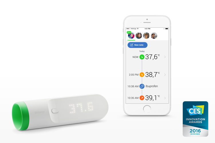 Mynd Withings Thermo hitamælir