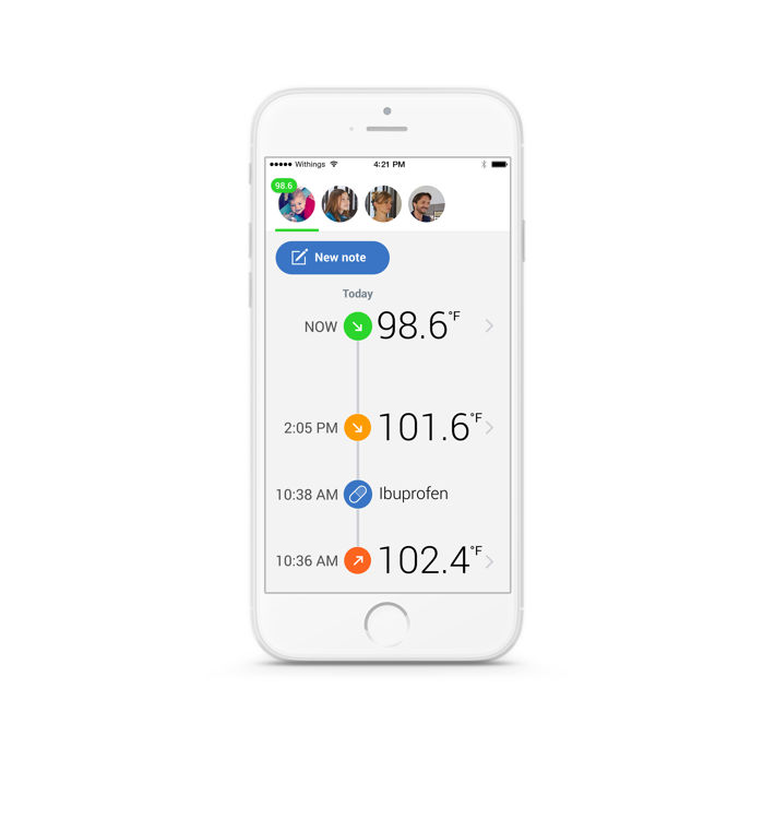 Mynd Withings Thermo hitamælir