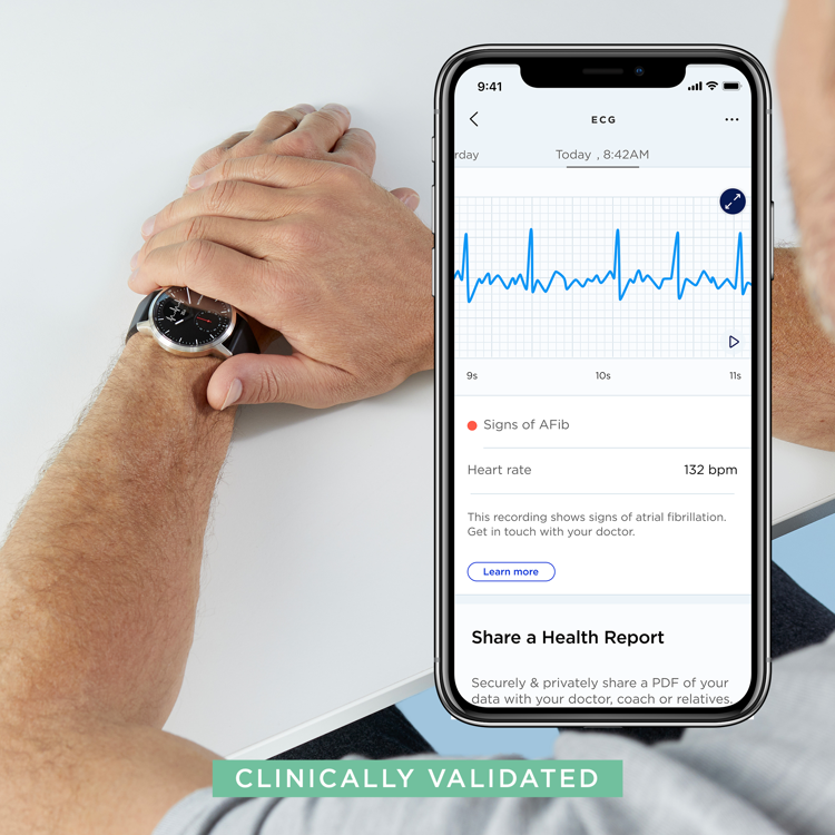 Mynd Withings Scanwatch 38mm svart