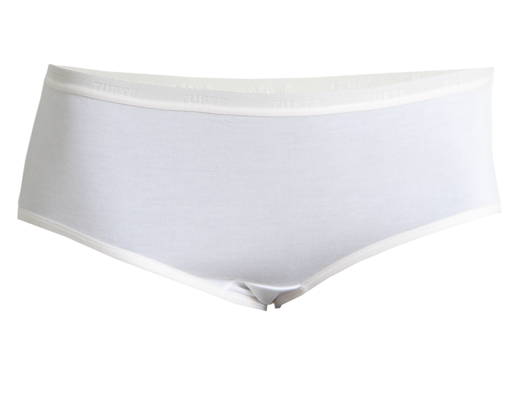 Mynd Tufte Bambus Hipster nærbuxur kvenna hvítar