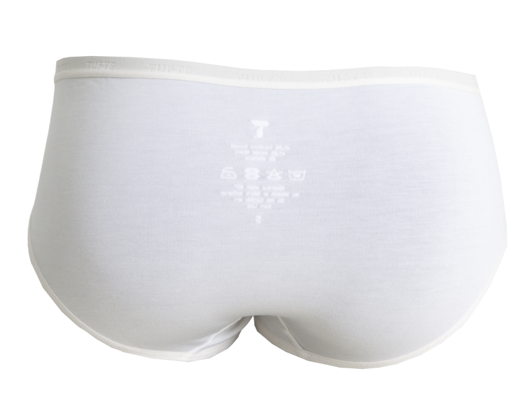 Mynd Tufte Bambus Hipster nærbuxur kvenna hvítar