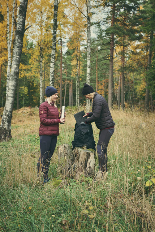 Mynd Tufte Hiking Tights kvenna svartar