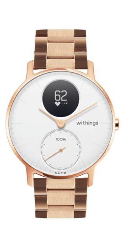 Mynd Withings 18mm Oyster Rose Gold ól