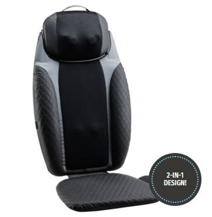 Mynd Homedics Shiatsu 2-in-1 nuddsæti með púða