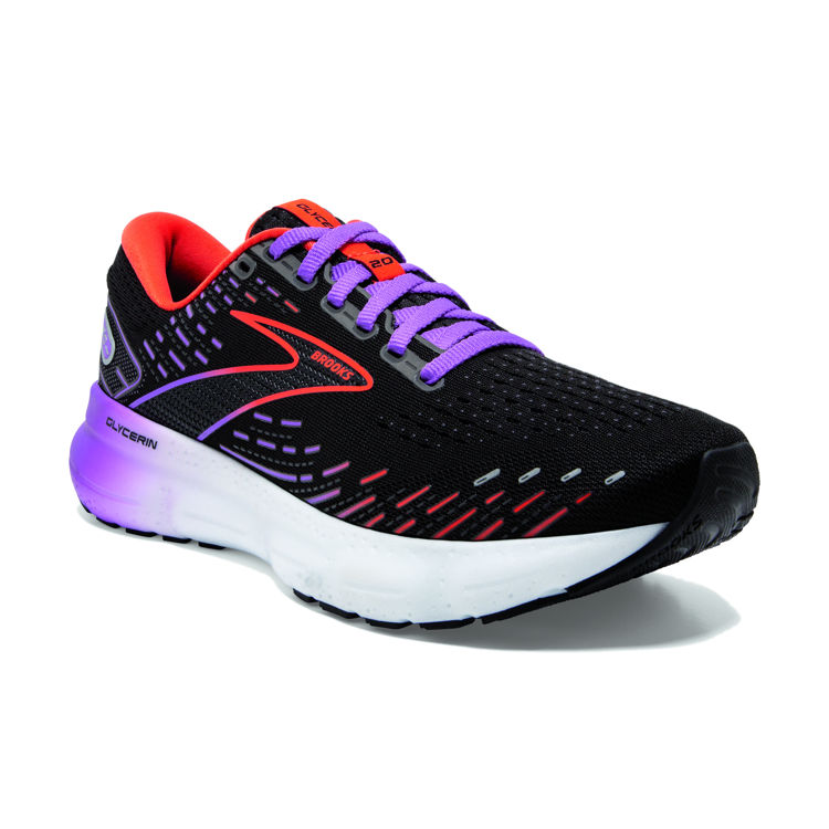 Mynd Brooks Glycerin 20 kvenna svartur/orange