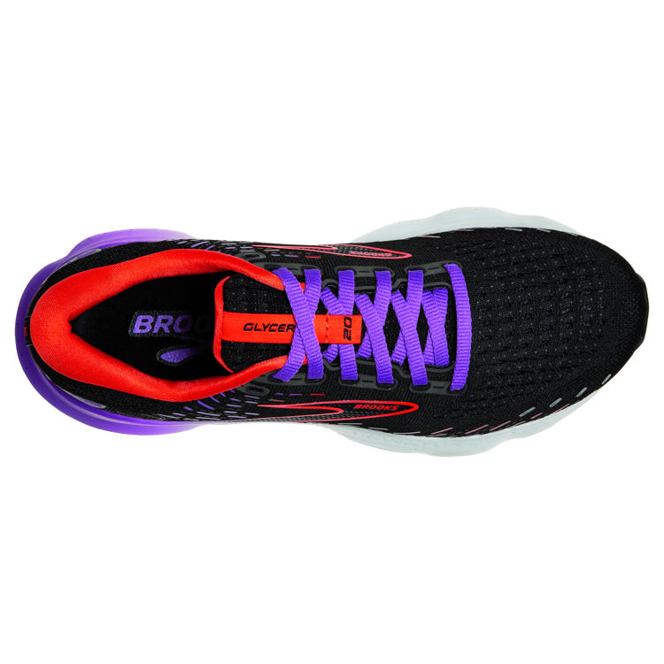 Mynd Brooks Glycerin 20 kvenna svartur/orange