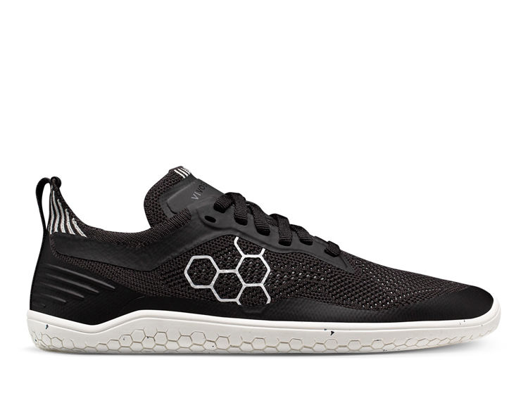 Mynd VivoBarefoot Geo Racer Knit dömu svartur