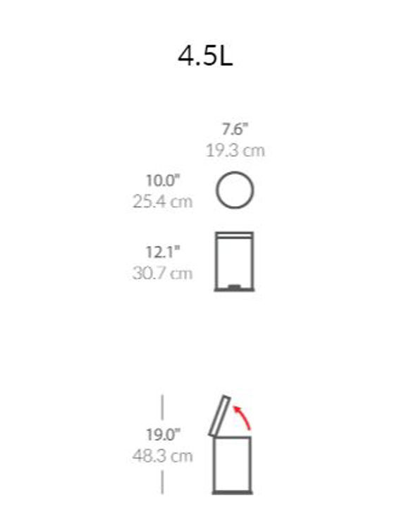 Mynd simplehuman ruslatunna 4.5L