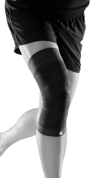 Mynd Bauerfeind Sport Compression hnéhlíf svört