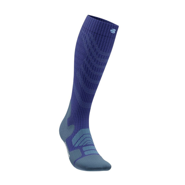 Mynd Bauerfeind Merino Compression herrasokkar Ocean Blue