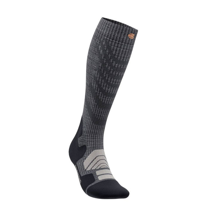 Mynd Bauerfeind Merino Compression herrasokkar Lava Grey