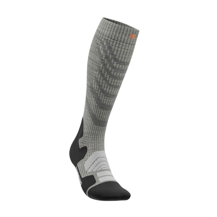 Mynd Bauerfeind Merino Compression dömusokkar Stone Grey