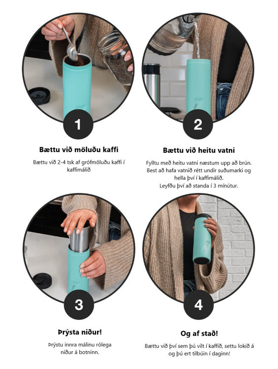 Mynd Eco Vessel Coffee Presse To-Go 414ml