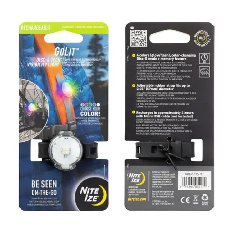 Mynd Nite Ize GoLit® endurhlaðanlegt Visibility ljós