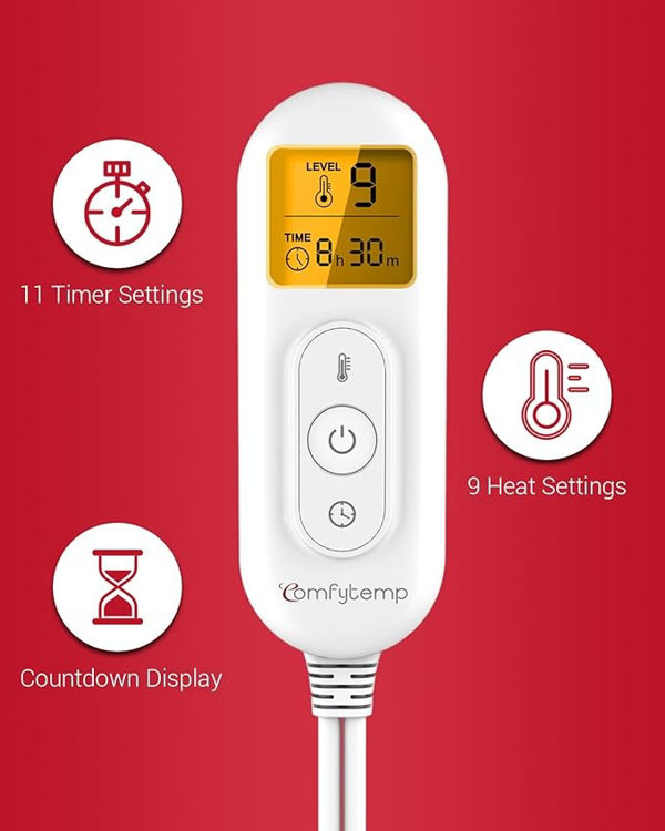 Mynd Comfytemp Þyngingarhitapúði fyrir háls- og herðar  