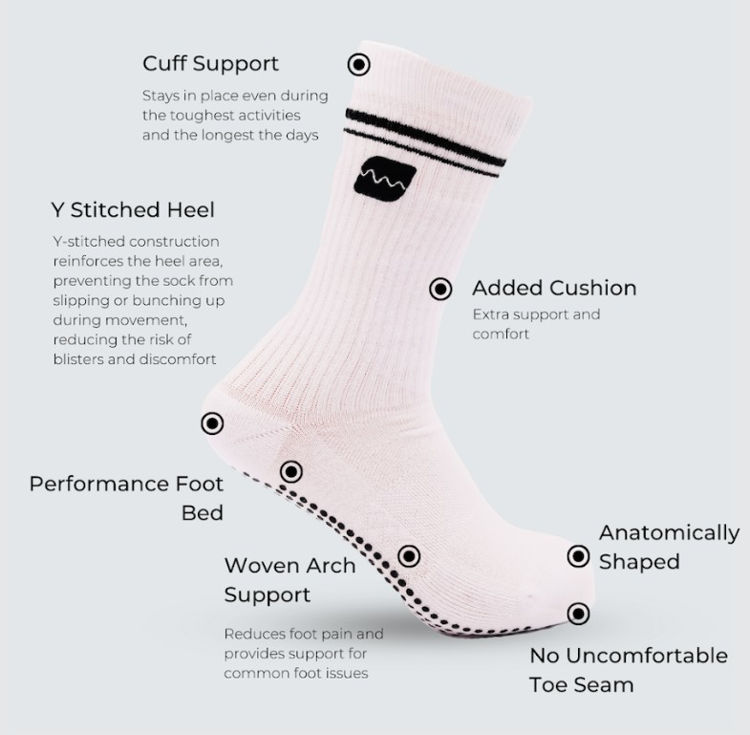 Mynd The Toe Spacer Crew sokkar með gripi