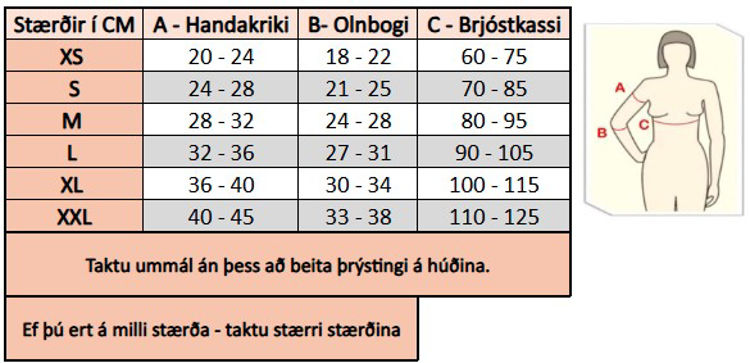 Mynd CzSalus síðerma þrýstingsbolur