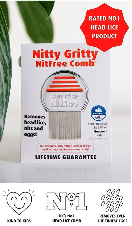 Mynd Nitty Gritty NitFree lúsakambur