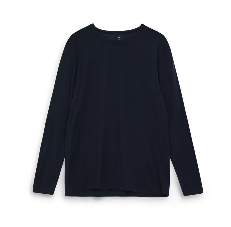 Mynd Tufte Clover Merino bolur síðerma herra