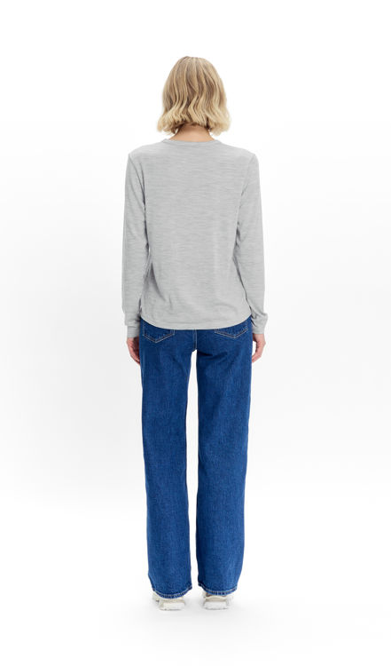 Mynd Tufte Clover Merino bolur síðerma kvenna