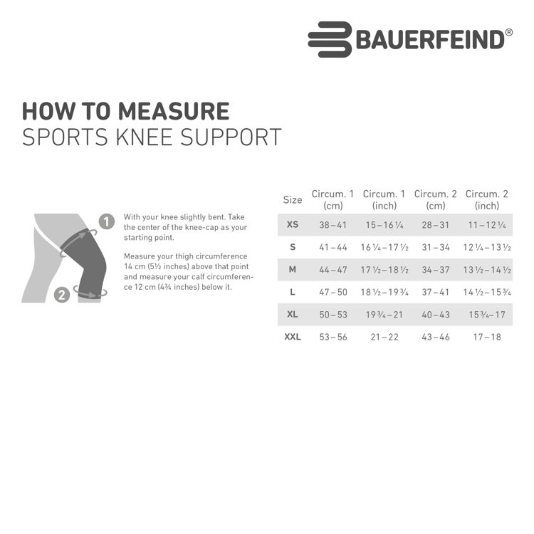 Mynd Bauerfeind Sport Compression hnéhlíf bleik